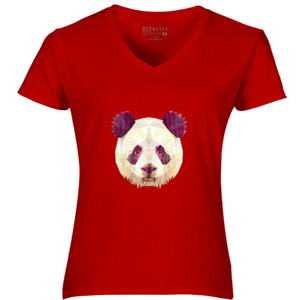 Kaos Panda Merah