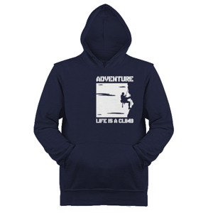 Jaket Hoodie Life Is A Climb 