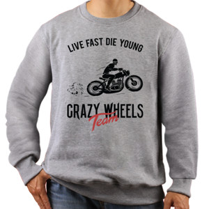 Jaket Sweater Crazy Wheels