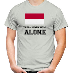 Kaos indonesia you'll never walk alone