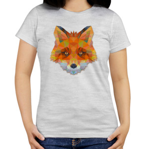 Kaos Fox Face Triangle Art