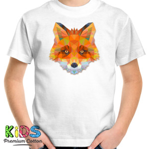 Kaos Fox Face Triangle Art