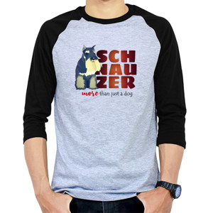 Kaos Raglan More Than Just a Dog