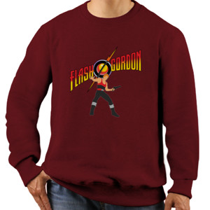 Jaket Sweater Kaos Queen - Flash Gordon 1980 - OST The Hero 