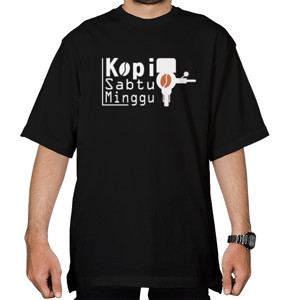 Kaos Oversize Kopi sabtu Minggu