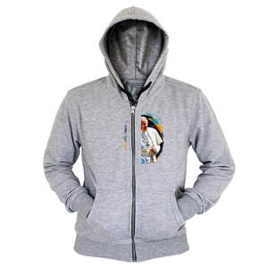 Hoodie Zipper Pria POPE FRANCIS 001