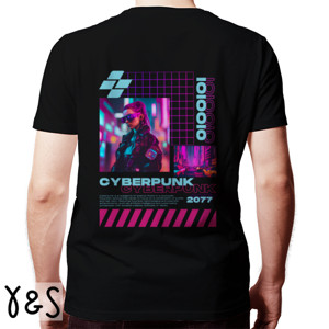 Kaos Cyberpunk 2077 101010 Streetwear