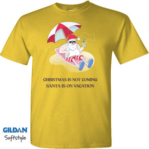 Kaos Santa is on vacation - Kaos Natal Lucu