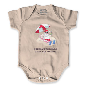 Baby Jumper Santa is on vacation - Kaos Natal Lucu