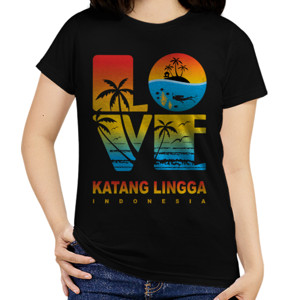 Kaos Love Katang Lingga
