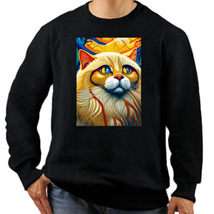 Jaket Sweater Kucing Estetik