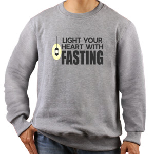 Jaket Sweater Light Your Heart With Fasting