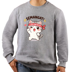 Jaket Sweater Kaos Pria Premium kucing