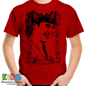 Kaos Face of First President Of Indonesia