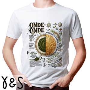 Kaos Kaos Onde-Onde Kuliner Tradisional Unik
