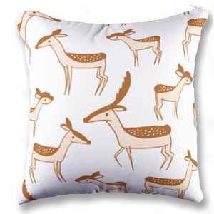 Bantal Bantal Sofa Kotak (Full-Print) - Deer Pattern
