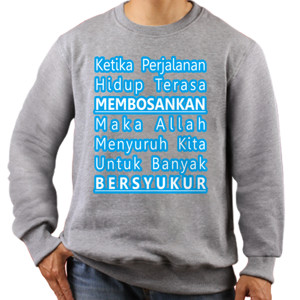 Jaket Sweater ketika perjalanan hidup terasa bosan