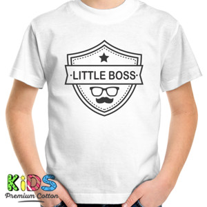 Kaos kaos anak keren "little boss"