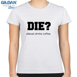 Kaos Atleast drinks coffee