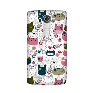 Cute Cat Color Casing HP