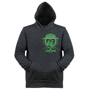 Jaket Hoodie Scuba Diving Green