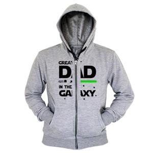 Hoodie Zipper Star War Greatest Dad In The Galaxy - 1