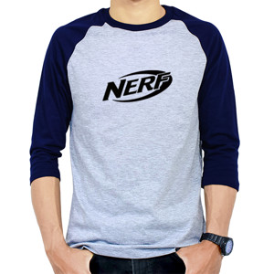 Kaos Raglan Neck Gaiter Nerf War Nerf Logo - 3