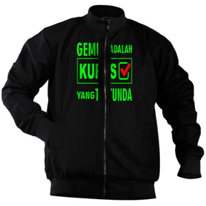Jaket Bomber Ukuran Besar Gemuk Kurus Tertunda