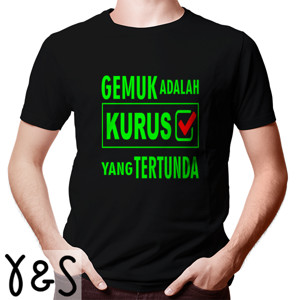 Kaos Ukuran Besar Gemuk Kurus Tertunda