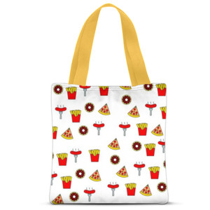 Tas Tote Fullprint Junk Food