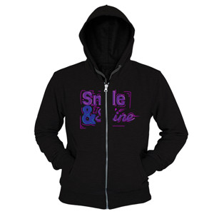 Hoodie Zipper Smile and Shine