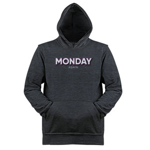 Jaket Hoodie Monday Again