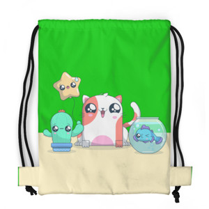 Tas Serut Fullprint Kawaii lucu
