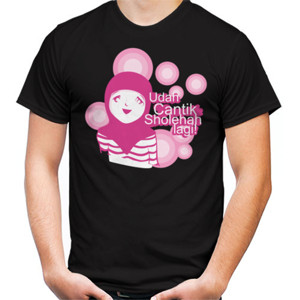 Kaos Udah Cantik Solehah Lagi