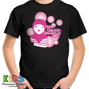Kaos Udah Cantik Solehah Lagi