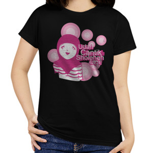 Kaos Udah Cantik Solehah Lagi