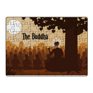Puzzle Puzzle Persegi Pajang Buddha Teaching