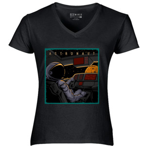 Kaos Astronout Tshirt Black
