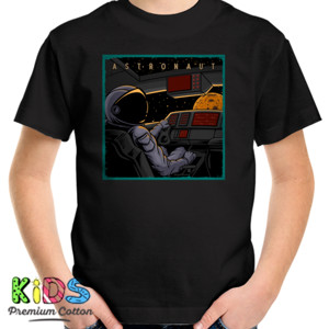 Kaos Astronout Tshirt Black