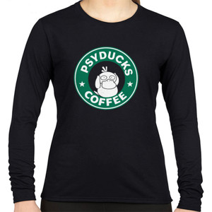 Kaos Psyducks Coffee starbucks