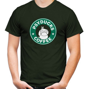 Kaos Psyducks Coffee starbucks