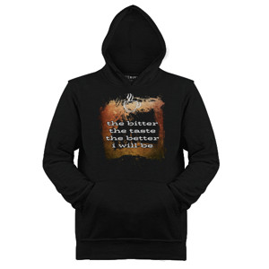 Jaket Hoodie Coffee Quote: The Bitter The Better