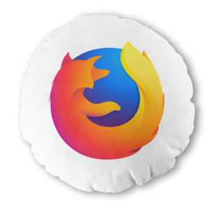 Bantal Bulat Browser Firefox