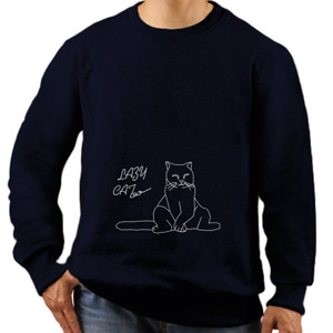 Jaket Sweater Lazy Cat