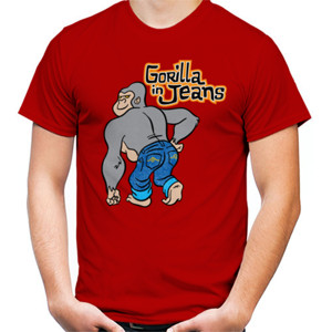 Kaos Gorilla in Jeans Tee 05