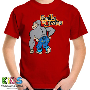 Kaos Gorilla in Jeans Tee 05