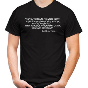 Kaos Bukan orang suci