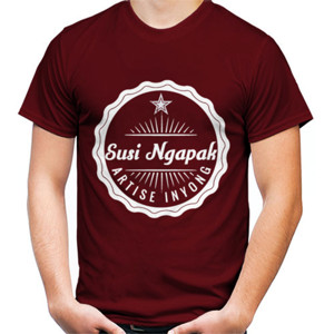 Kaos Susi Ngapak Artise Inyong - Blood Red