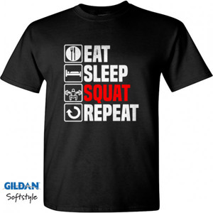 Kaos Eat Sleep Squat