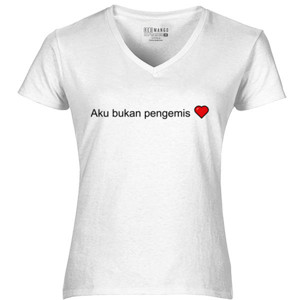 Kaos Kaos Pria Pengemis Cinta V-Neck by Co_mbro
